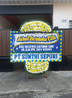 Papan Bunga Duka di Sumuranja